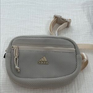 Adidas Taupe Mesh Crossbody Bag